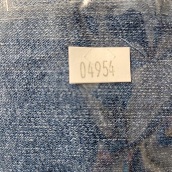 Real Size Jeans Womens XXL Light Blue Pull On Elastic Waist Straight Leg Stretch - Picture 15 of 15